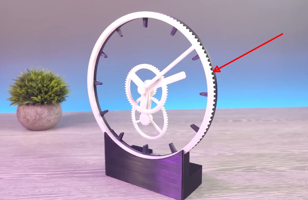 HollowClock – clock with invisible mechanism