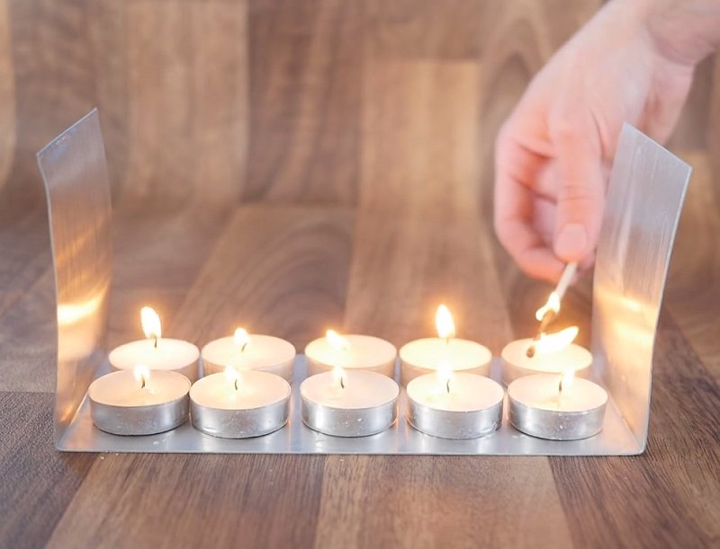 Powerful thermoelectric generator, electricity from candles