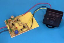 Video transmitter for analog mini camera