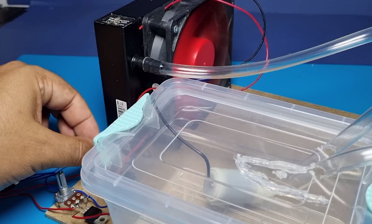 How to make a portable air cooler, DIY conditioner